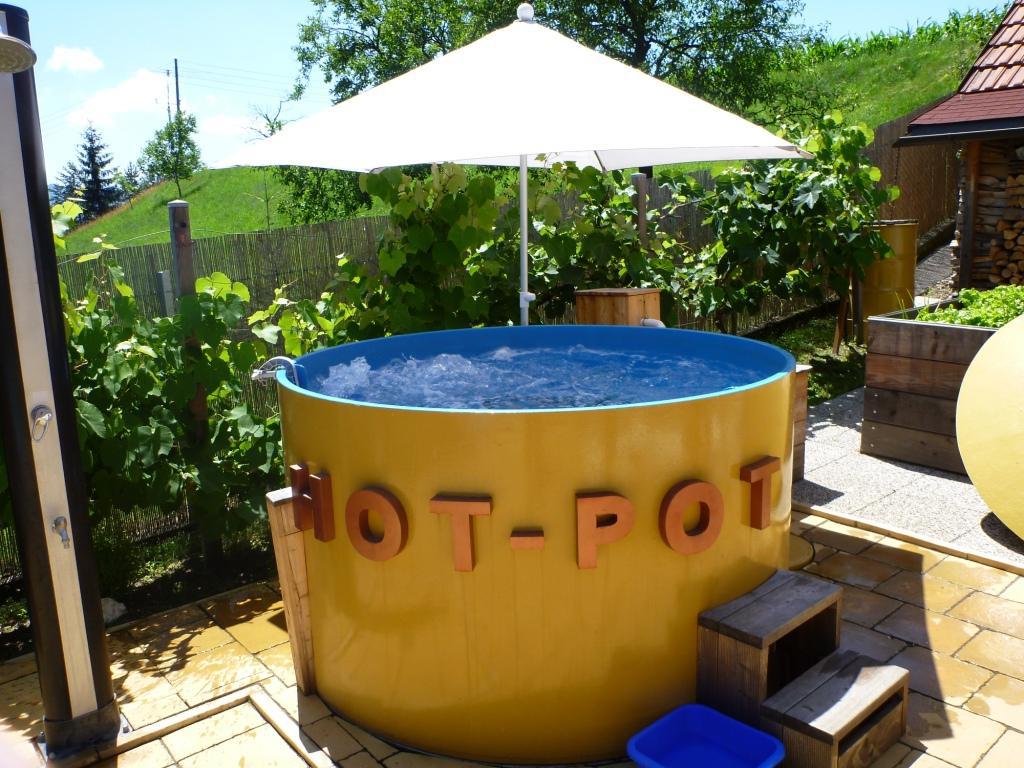 Pool GFK Rohr Hot Pot baden Garten DIY Gartengestaltung